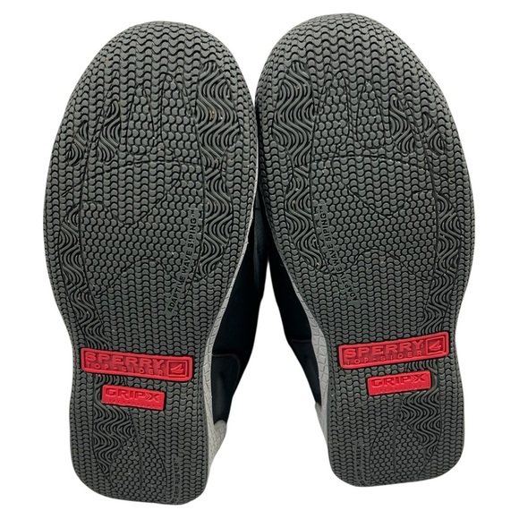 SPERRY TOP-SIDER SeaRacer Waterproof Black Boots Women's Size 8 - Picture 10 of 16